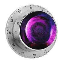 yanfind Timer Bruno Glätsch Abstract Dark Crystal Ball Purple Glass Balls 60 Minutes Mechanical Visual Timer