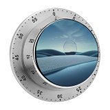 yanfind Timer Karan Gujar Graphics CGI Mirror Surreal Clear Sky 60 Minutes Mechanical Visual Timer