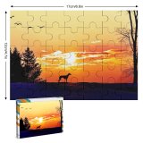 yanfind Picture Puzzle Portrait Edit Art  Landscape Horse Family Game Intellectual Educational Game Jigsaw Puzzle Toy Set