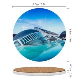 yanfind Ceramic Coasters (round) William Warby City Sciences Valencia Spain Pool Hour Sky Evening Reflection Family Game Intellectual Educational Game Jigsaw Puzzle Toy Set
