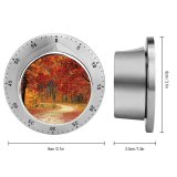 yanfind Timer Autumn Leaves Forest Pathway Scenery Fall Trees 60 Minutes Mechanical Visual Timer