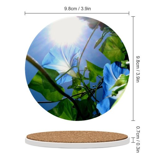 yanfind Ceramic Coasters (round) Spring Sky  Flair  Flower Flowers Luxury Jungle Garden Greens Hedge Family Game Intellectual Educational Game Jigsaw Puzzle Toy Set
