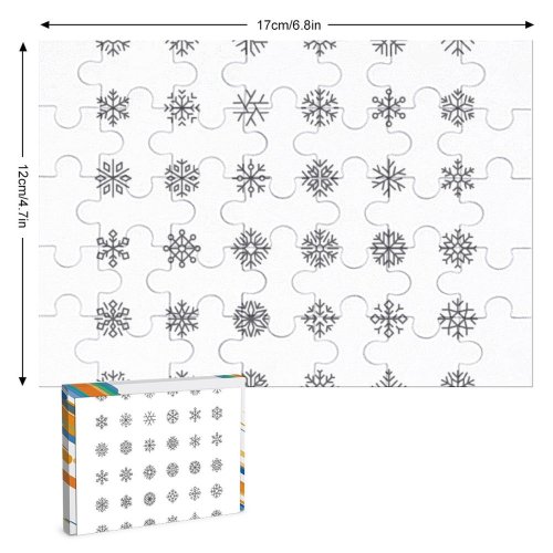 yanfind Picture Puzzle Temperature Sport  Season Stroke Ideas Snowflake Storm USA Winter Shivering Snow Family Game Intellectual Educational Game Jigsaw Puzzle Toy Set