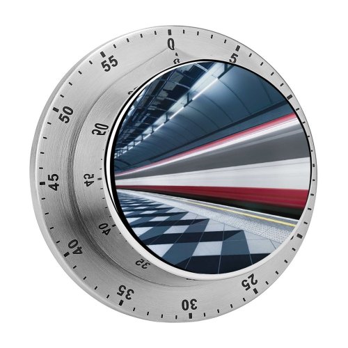 yanfind Timer Otto Berkeley Bank Station Blurred Train London England Underground Subway  Journey 60 Minutes Mechanical Visual Timer