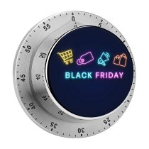 yanfind Timer  Simplicity Glowing  Photographic Effects Styles Retail Price Marketing Neon Gradient 60 Minutes Mechanical Visual Timer