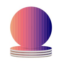 yanfind Ceramic Coasters (round) Magenta Simplicity Striped Sunset Purple Row Blank  Fashionable Lighting Neon Motion Family Game Intellectual Educational Game Jigsaw Puzzle Toy Set
