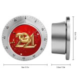 yanfind Timer Celebrations Year Golden Letters Calligraphic Ribbons Party  Happy 60 Minutes Mechanical Visual Timer