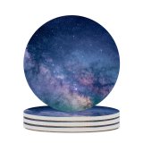 yanfind Ceramic Coasters (round) Images Space Night HQ Texture Way Outer Astronomy Sky Wallpapers Outdoors Nebula Family Game Intellectual Educational Game Jigsaw Puzzle Toy Set