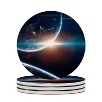 yanfind Ceramic Coasters (round) Vadim Sadovski Space   Planets  Galaxy Family Game Intellectual Educational Game Jigsaw Puzzle Toy Set