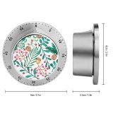 yanfind Timer Design Twig Seamless Leaf   Tree Freshness Branch Watercolor Abstract Retro 60 Minutes Mechanical Visual Timer