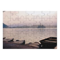 yanfind Picture Puzzle Dinghy Lake Slovenia Castle Bled Sky Atmospheric Morning District Calm Loch Cloud Family Game Intellectual Educational Game Jigsaw Puzzle Toy Set