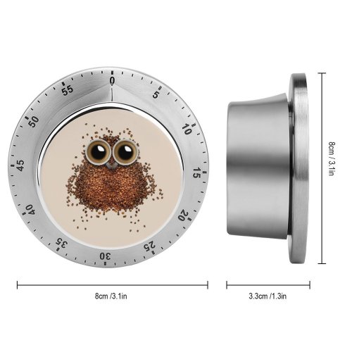 yanfind Timer Comfreak Lifestyle Coffee Beans  Cup Drinks Caffeine Beautiful 60 Minutes Mechanical Visual Timer