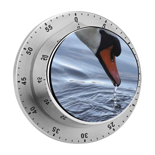 yanfind Timer Swans  Swim Bird Feather Queens Beak Ducks Geese Waterfowl Duck Goose 60 Minutes Mechanical Visual Timer