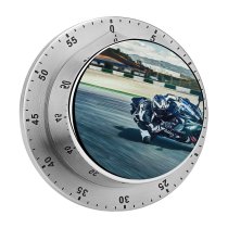 yanfind Timer Bikes Kawasaki Ninja ZX R Winter Test  Racing 60 Minutes Mechanical Visual Timer