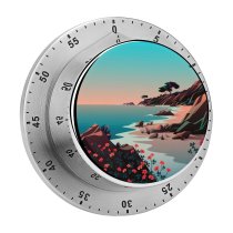 yanfind Timer Beach Landscape Morning Scenery MacOS Big Sur IOS 60 Minutes Mechanical Visual Timer