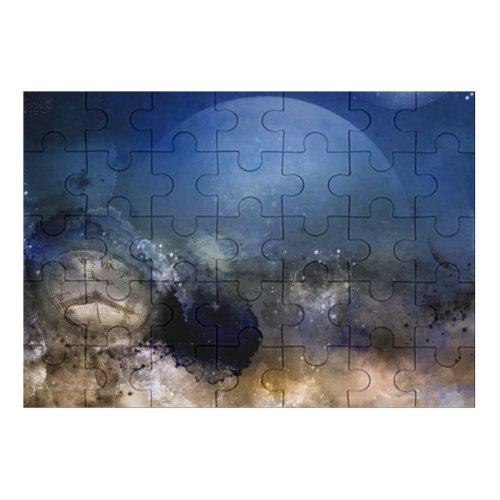 yanfind Picture Puzzle Relativity Time Clock Lunar Space Graphical Edit Family Game Intellectual Educational Game Jigsaw Puzzle Toy Set
