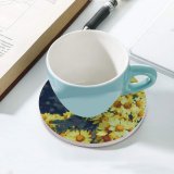 yanfind Ceramic Coasters (round) Images Fall Autumn Petal Aster Grass Wallpapers Plant Asteraceae Pollen Free Pictures Family Game Intellectual Educational Game Jigsaw Puzzle Toy Set