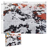 yanfind Picture Puzzle Abstract Scratched Metal Texture Metallic Rust Rusty Abstraction Detail Panel Patches Blot Family Game Intellectual Educational Game Jigsaw Puzzle Toy Set