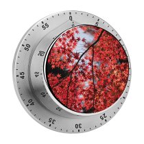 yanfind Timer Ben Cheung Maple Tree Leaves Autumn Branches 60 Minutes Mechanical Visual Timer