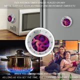 yanfind Timer Abstract  Dark 60 Minutes Mechanical Visual Timer