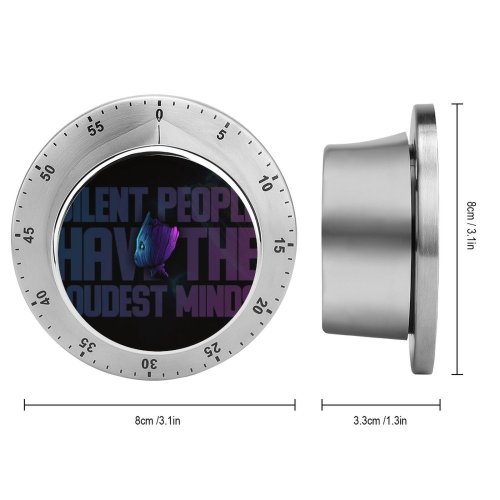 yanfind Timer Black Dark Quotes Baby Groot Silent Have Loudest Minds Popular Quotes Dark 60 Minutes Mechanical Visual Timer