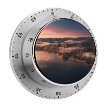yanfind Timer Big Sur Mountains Clouds Sunset Evening MacOS California 60 Minutes Mechanical Visual Timer