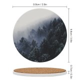 yanfind Ceramic Coasters (round) Images Koblenz Fog Mist Phone HQ Landscape Wallpapers Tree Winter Forest Pictures Family Game Intellectual Educational Game Jigsaw Puzzle Toy Set