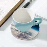 yanfind Ceramic Coasters (round) Daniel Olah  Horizon Above Clouds Starry Sky Polar Regions Family Game Intellectual Educational Game Jigsaw Puzzle Toy Set