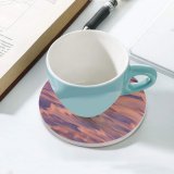 yanfind Ceramic Coasters (round) Desert Sand Dunes OS X Mavericks Family Game Intellectual Educational Game Jigsaw Puzzle Toy Set