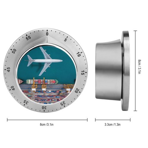 yanfind Timer Above  Container Tall Structure Land Room Harbor Delivering Truck Warehouse Storage 60 Minutes Mechanical Visual Timer