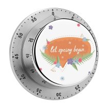 yanfind Timer  Bloom Beauty Let  Chat Romantic  Doodle Chatting Beautiful Sweet 60 Minutes Mechanical Visual Timer