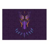 yanfind Picture Puzzle Panther Purple Minimal Art Family Game Intellectual Educational Game Jigsaw Puzzle Toy Set