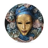yanfind Ceramic Coasters (round) Venice Italy Sculpture Statue Art Headgear Carving Stone Mythology Family Game Intellectual Educational Game Jigsaw Puzzle Toy Set