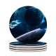 yanfind Ceramic Coasters (round) Vadim Sadovski Space  Planet Gateway Rocket  Asteroids Purple Light Family Game Intellectual Educational Game Jigsaw Puzzle Toy Set