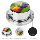 yanfind Timer William Warby Rainbow Lorikeet Colorful Closeup Bokeh Bird 60 Minutes Mechanical Visual Timer