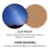 yanfind Ceramic Coasters (round) Images Space Night Starry Milkyway Way Outer Astronomy Sky Wallpapers Outdoors Tree Family Game Intellectual Educational Game Jigsaw Puzzle Toy Set