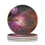 yanfind Ceramic Coasters (round) Space  Nebula Astronomy Outer Space Interstellar Cloud  Cosmos Family Game Intellectual Educational Game Jigsaw Puzzle Toy Set