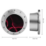 yanfind Timer Abstract Dark IOS AMOLED 60 Minutes Mechanical Visual Timer