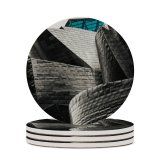 yanfind Ceramic Coasters (round)  City Exterior Images Path Building Spain Guggenhein Wallpapers Architecture Bilbao Outdoors Family Game Intellectual Educational Game Jigsaw Puzzle Toy Set