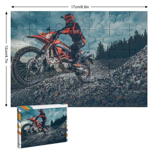 yanfind Picture Puzzle Adventure Motorcycles Off-roading 2021 Family Game Intellectual Educational Game Jigsaw Puzzle Toy Set
