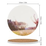 yanfind Ceramic Coasters (round) Images High Stress Flora Relaxed Passionate Grass Wallpapers Prayer Meadow Plant Spirited Family Game Intellectual Educational Game Jigsaw Puzzle Toy Set
