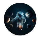 yanfind Ceramic Coasters (round) Vadim Sadovski Space Astronaut Planetary System Space Suit Space Travel  Orbital Family Game Intellectual Educational Game Jigsaw Puzzle Toy Set