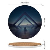 yanfind Ceramic Coasters (round) Alexandra Gruber Fantasy Alone Meditation Spiritual Landscape Evening Surreal Family Game Intellectual Educational Game Jigsaw Puzzle Toy Set
