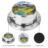 yanfind Timer Ceresole Reale Summer Mountains Lake Sunny Landscape Italy 60 Minutes Mechanical Visual Timer