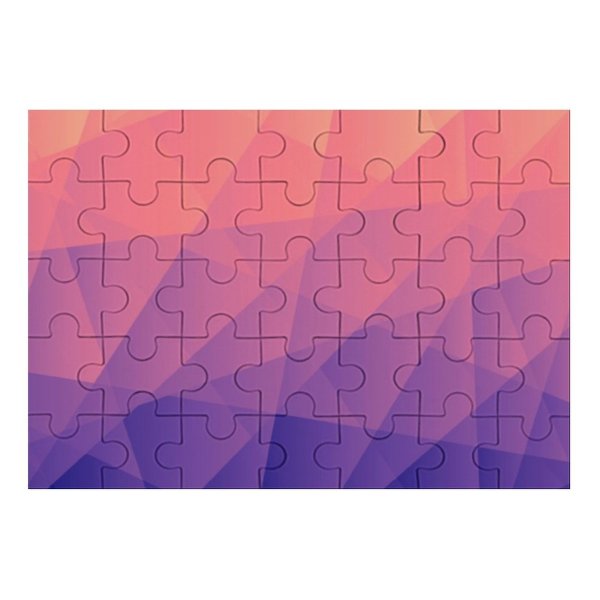 yanfind Picture Puzzle Magenta Shaped Grid Sunset Purple Blank  Fractal  Fashionable Lighting Neon Family Game Intellectual Educational Game Jigsaw Puzzle Toy Set