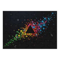 yanfind Picture Puzzle Abstract Dark Art Origami Panoply  Geometrical Multicolor Colorful Crafts Family Game Intellectual Educational Game Jigsaw Puzzle Toy Set