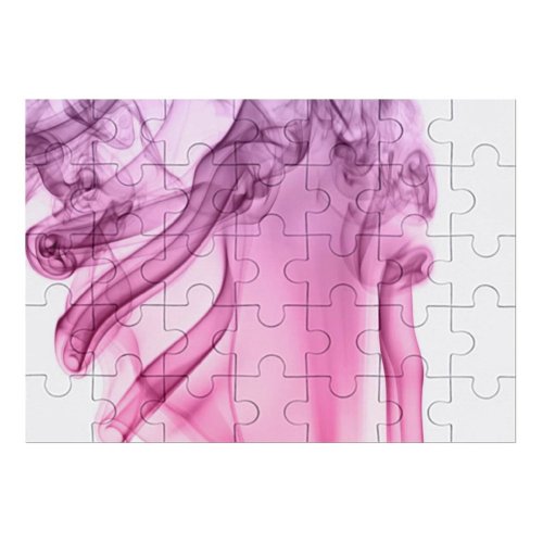 yanfind Picture Puzzle Purple Violet Abstract  Aroma Art Curve Dynamic Elegant Flow form Incense Family Game Intellectual Educational Game Jigsaw Puzzle Toy Set