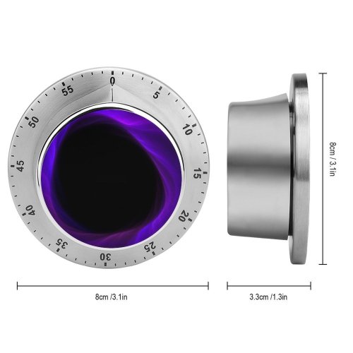 yanfind Timer Deep Distant Softness Mood Science Purple Structure Space Border Futuristic Art Blurred 60 Minutes Mechanical Visual Timer