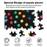 yanfind Picture Puzzle Abstract  Circles Coloured Colrs Detail Diwalilights Dots Focus Frontview Interierscene Lights Family Game Intellectual Educational Game Jigsaw Puzzle Toy Set