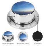 yanfind Timer Clear Sky Sunset Dusk Starry Horizon Beach Seascape Rocky Shore 60 Minutes Mechanical Visual Timer
